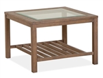 Darwin 3 Piece Occasional Table Set with Bunching Coffee Table w/Glass Top by Magnussen - MAG-T5442-52-03