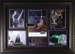 Star Wars 30th Anniversary Cast Signed Home Theater Display