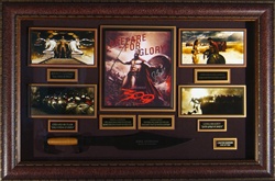 300 Cast Autographed Home Theater Display