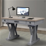 Americana Modern 56 Inch Power Lift Desk in Dove Finish by Parker House - AME#256-2-DOV