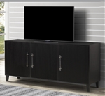 Bruno 68 Inch TV Console in Caviar Finish by Parker House - BRU#68