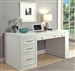 Catalina 2 Piece 60 Inch Writing Desk in Cottage White Finish by Parker House - CAT-486-2