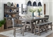 Lodge 6 Piece Counter Height Dining Set in Siltstone Finish by Parker House - DLOD-86CH-2-6M