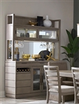 Pure Modern Buffet and Hutch in Moonstone Finish by Parker House - DPUR#66-2