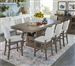 Sundance Counter Height Kitchen Island 9 Piece Dining Set in Sandstone Finish by Parker House - DSUN-74CH-2-SS-9