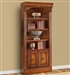 Huntington 32 Inch Open Top Bookcase in Antique Vintage Pecan Finish by Parker House - HUN#430