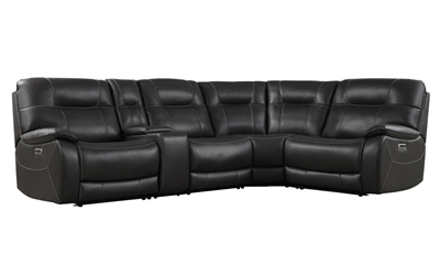 Axel 5 Piece Power Reclining Sectional in Ozone Fabric by Parker House - MAXE-5-OZO