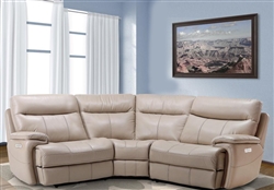 Dylan Creme 3 Piece Modular Reclining Sectional by Parker House - MDYL-3-CRE