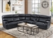 Forum 6 Piece Power Reclining Sectional in Blueberry Leather by Parker House - MFOR-6-BB