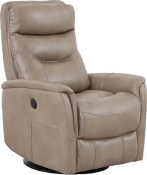 Gemini Anywhere Swivel Glider Power Recliner in Linen Leatherette by Parker House - MGEM-812GSPB-LIN