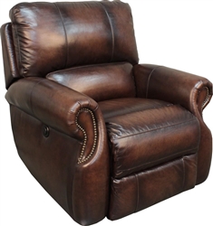 Hawthorne Power Recliner in Brown Tri Tone Leather by Parker House - MHAW-812P-BR