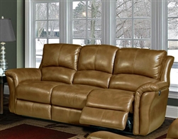 Lewis Power Dual Reclining Sofa in Camel Leather by Parker House - MLEW-832P-CM