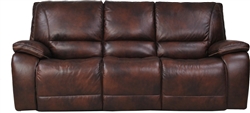 Vail Power Dual Reclining Sofa with Power Headrests and USB Port in Burnt Sienna Leather by Parker House - MVAI-832PH-BUR