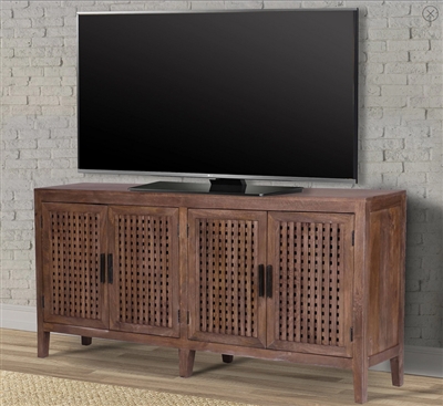Crossings Portland 78 Inch TV Console in Timber Finish by Parker House - POR#78