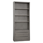 Pure Modern 36 Inch Open Top Bookcase in Moonstone Finish by Parker House - PUR#430