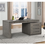 Pure Modern Executive Desk in Moonstone Finish by Parker House - PUR#480-2