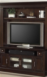 Stanford 60 Inch TV Console and Bookcase TV Hutch in Light Vintage Sherry Finish by Parker House - STA-405-2