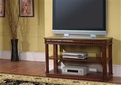 Genoa 50-Inch TV Console/Sofa Table in Antique Vintage Dark Pecan Finish by Parker House - TAB-37-07