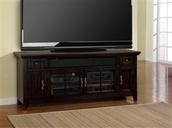 Tahoe 72-Inch TV Console in Vintage Black Burnished Finish by Parker House - TAH-72