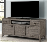 Tempe 63 Inch TV Console in Grey Stone Finish by Parker House - TEM#63-GST