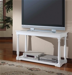 Alpine 48-Inch TV Console/Sofa Table in Cottage White Finish by Parker House - TPAL-07