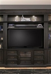 Washington Heights 2 Piece Entertainment Center in Washed Charcoal Finish by Parker House - WAS-ENT