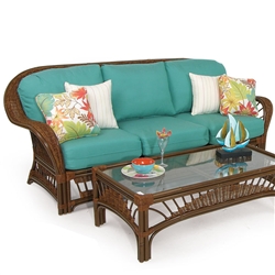 Bali Outdoor Sofa by Palm Springs Rattan - P4403