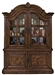 San Mateo China Cabinet in Rich Pecan Finish by Pulaski - PUL-662300