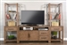 Doe Valley 104 Inch Entertainment Wall in Light Brown Finish by Sunny Designs - SD-3643BU-56-P