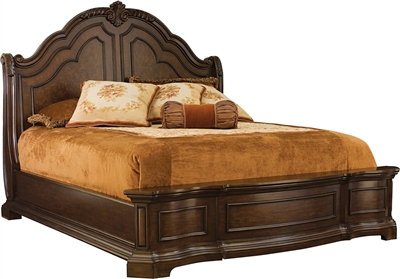 Edington Bed in European Cherry Finish by Samuel Lawrence - SLF-8328-BR-K1