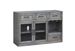 Shelter Cove 25" TV Stand/Server in Sandy Gray Finish by Vilo Home - VILO-VH3054