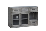 Shelter Cove 25" TV Stand/Server in Sandy Gray Finish by Vilo Home - VILO-VH3054