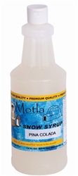 Motla Syrup-Pina Colada (Quart)- PREMIUM