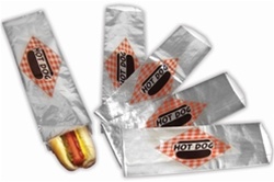 Hot Dog Foil Bag Foot Long-1000 per Case