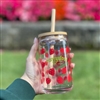 Strawberry Can Glass