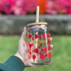 Strawberry Can Glass