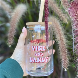 Vine & Dandy Can Glass