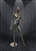 Glossy Female Egg Head Mannequin Grey