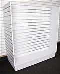 Slatwall 4ft unit with HD aluminum inserts