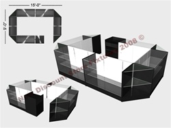 Premium Wood Kiosk for Retail Display