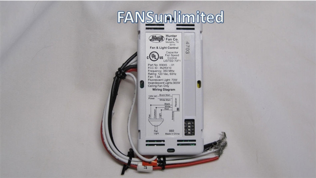 Hunter Fan 85645-01 Receiver NEW Genuine Hunter Replacement