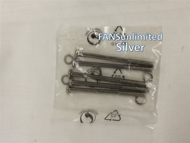 Casablanca Fan Canopy Mounting Screws SILVER GENUINE