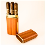 Cedar 3 Cigar Presidente Travel Case