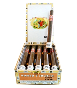 Romeo y Julieta 1875 Deluxe  No. 1 (10 Glass Tubes/Box)