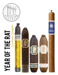 Rare Drew Estate 5 Cigar Sampler **Limit 2 Person** (Includes 1 of Each: Liga Privada Year of the Rat, Undercrown Shady XX, Undercrown Flying Pig, Undercrown Connecticut Flying Pig, and Numero Uno Lonsdale)