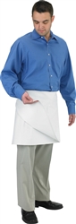 4-Way Waist  Apron - White