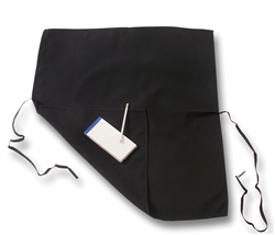 4-Way Waist Apron - Polyspun - Black