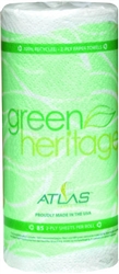 Green Heritage Kitchen Towel Rolls