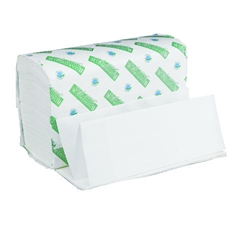 Boardwalk Green White Plus Multi-Fold Towel