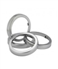 EZ-Fit Chrome Finish Rings